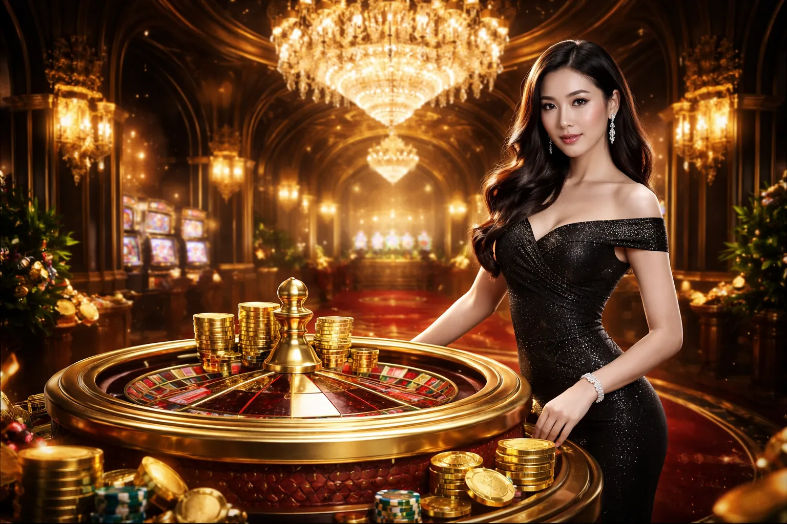 Bàn Roulette sang trọng
