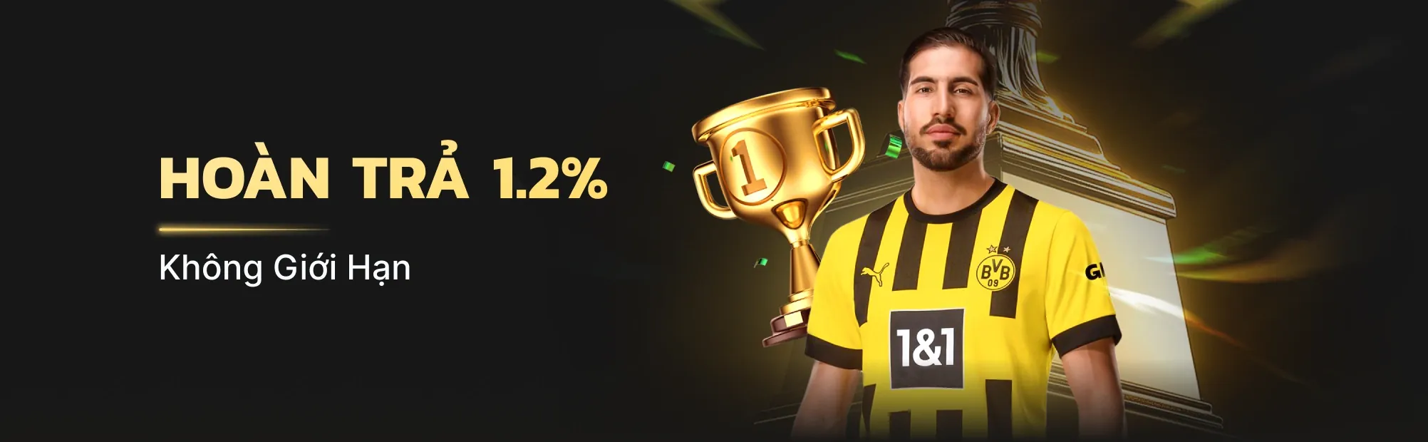 Máy đánh bạc jackpot lũy tiến với biểu tượng tiền vàng